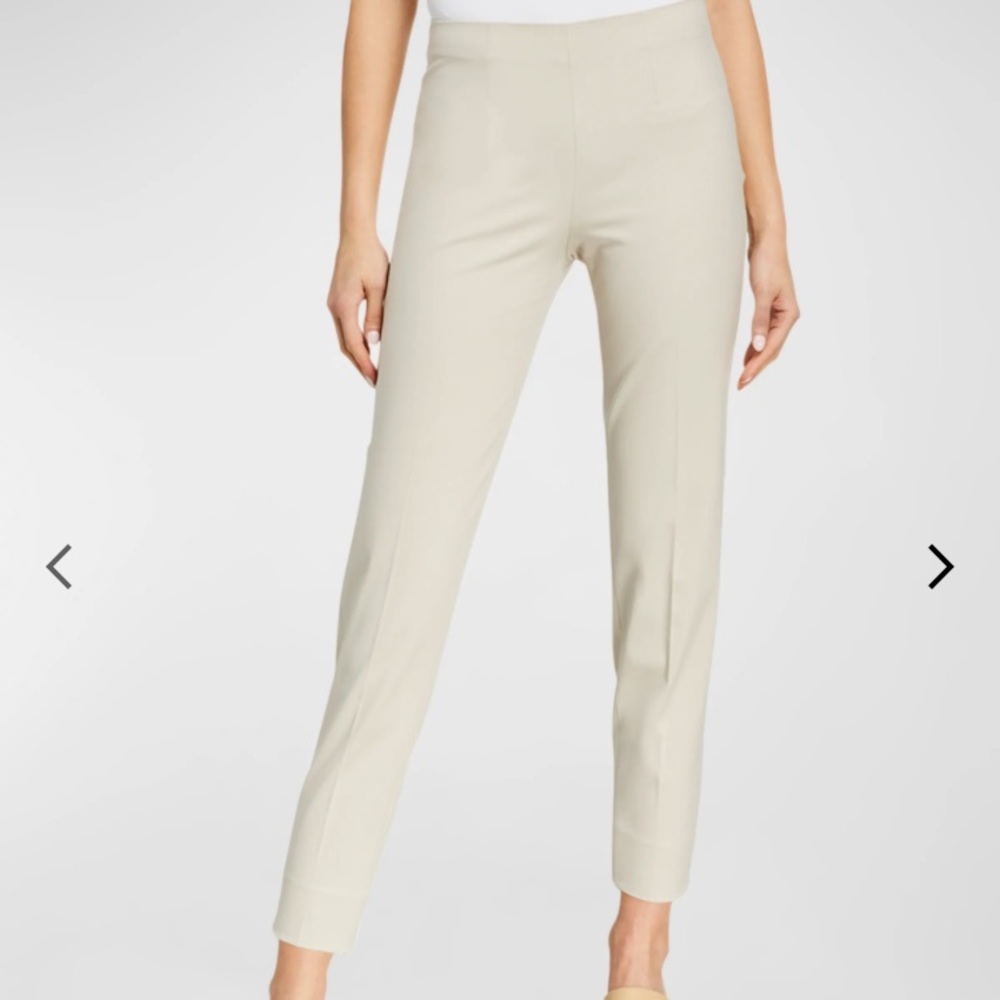 Piazza Sempione Audrey Straight Leg Pants Brown / Beige Size 42 Italian